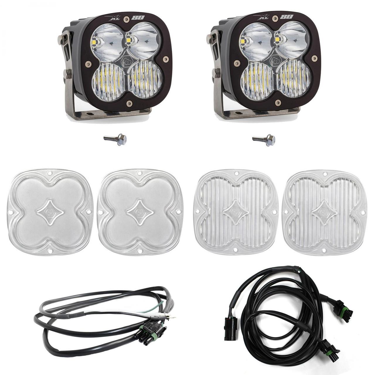 Baja Designs Bronco A Piller Light Kit 21-Up Ford Bronco XL80 D/Cr Baja Designs - 447751