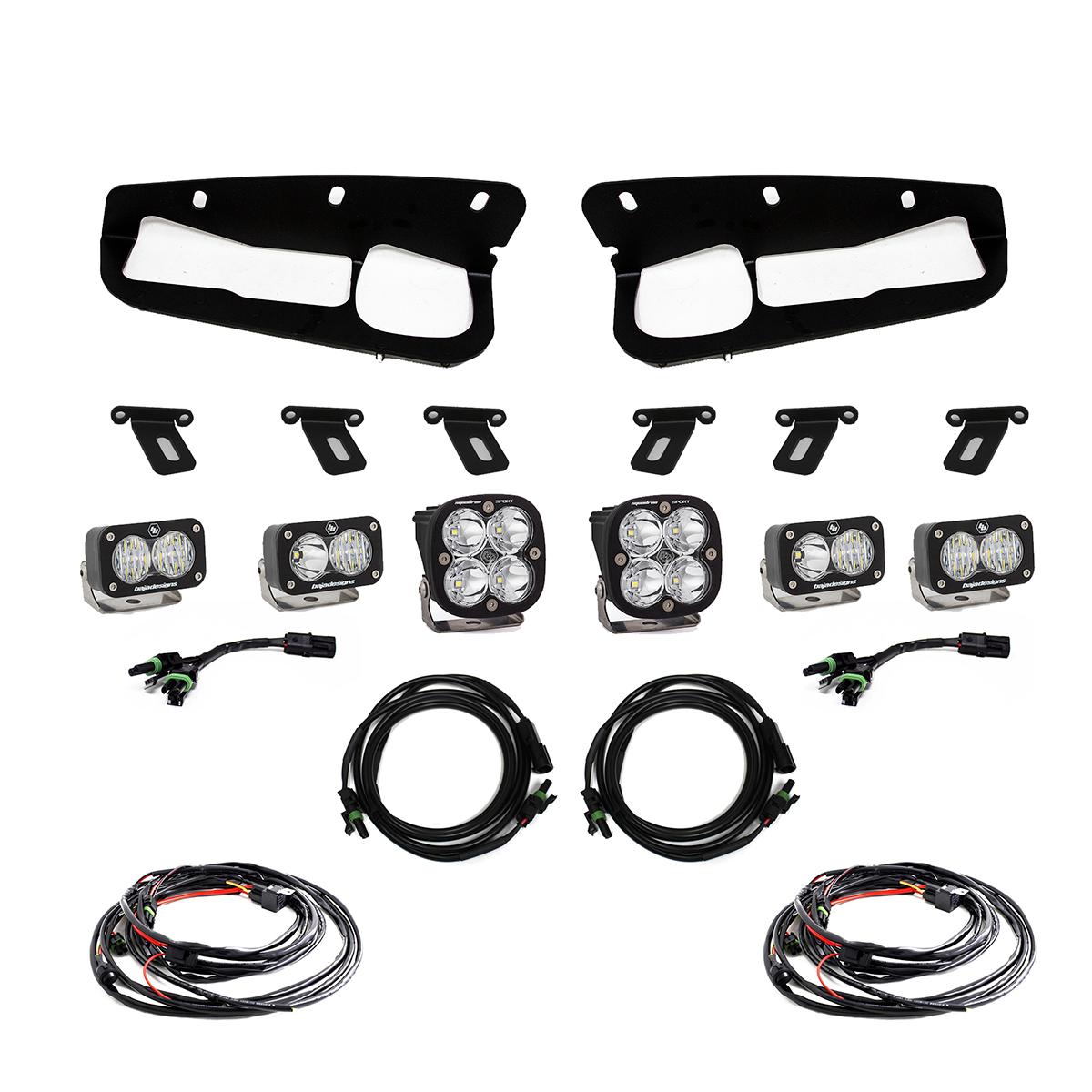 Baja Designs Bronco Fog Pocket Kit 21-Up Ford Bronco Sportsmen Baja Designs - 447760