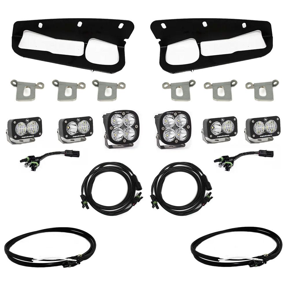 Baja Designs Bronco Fog Pocket Kit 21-Up Ford Bronco Pro Baja Designs - 447763