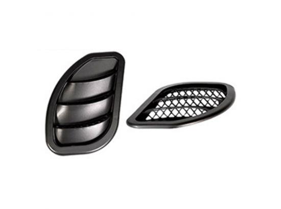 Daystar 2007-2018 Jeep Wrangler JK Hood Side Vent Kit Right and Left Black Pair   - KJ71048BK