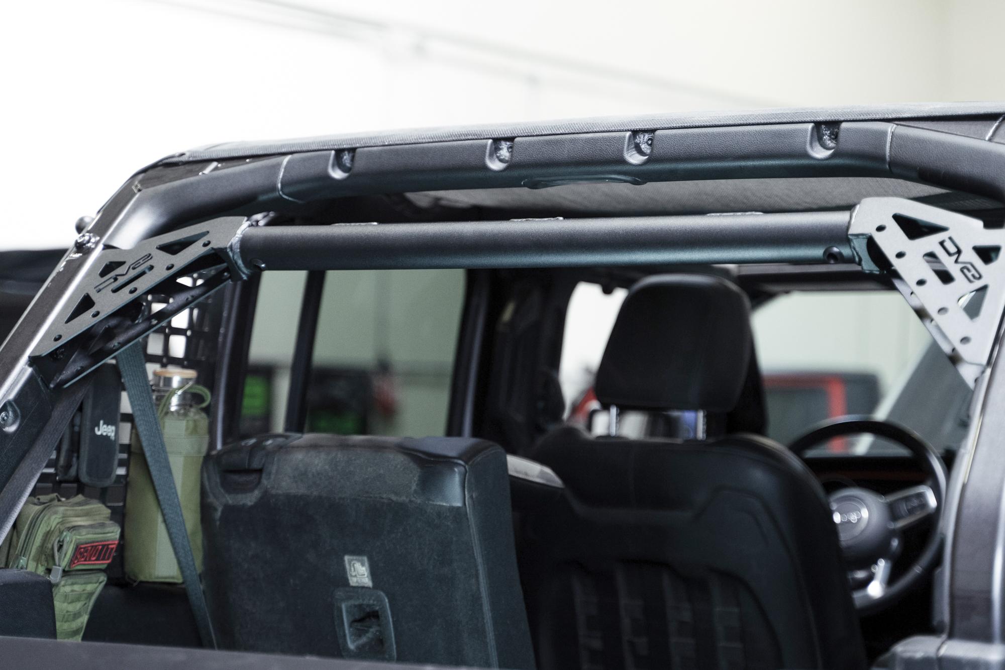 DV8 Offroad Jeep Wrangler JL Rear Speaker & Light Bar Mount - SBJL-01