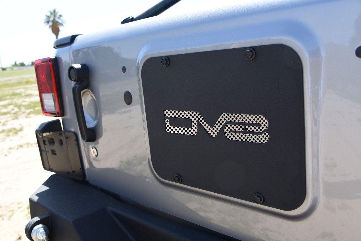 DV8 2007-2018 Jeep JK Tailgate Tramp Stamp - TS01RJK