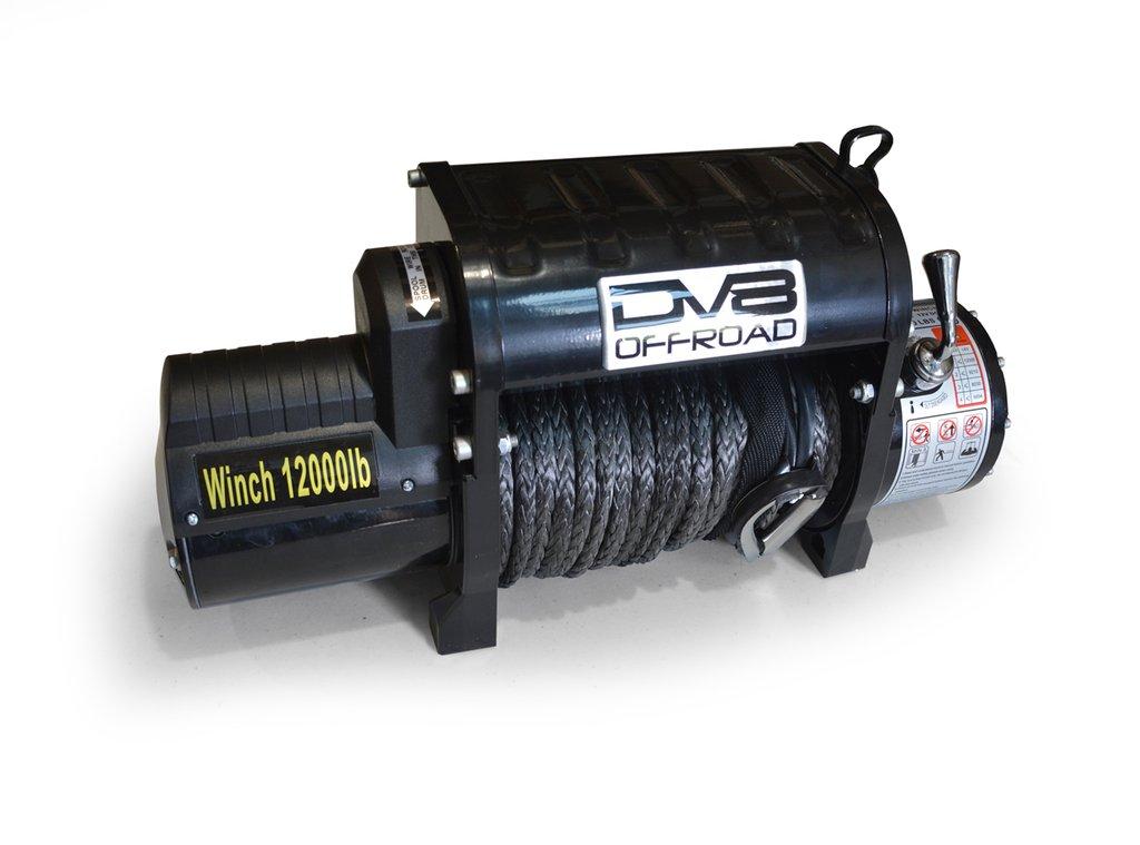 DV8 Offroad 12,000 lbs. Winch with Synthetic Rope - WB12SR