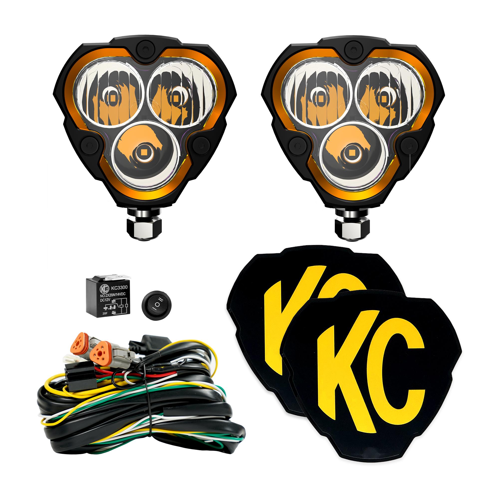 KC HiLiTES FLEX ERA 3 - 2-Light System - 40W Combo Beam - 283