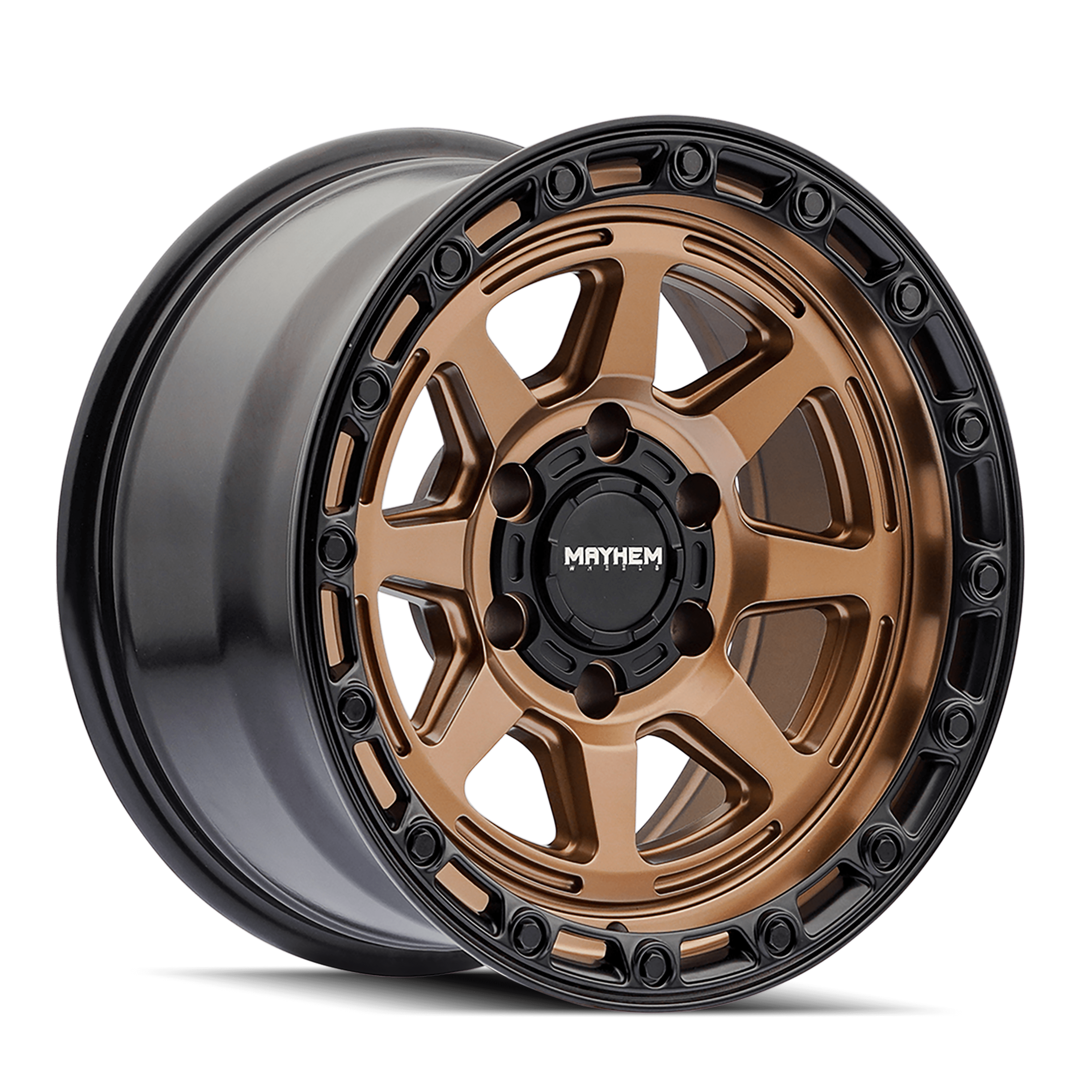 Mayhem Ridgeline 8306 Satin Bronze 17X8.5 6-139.7 -6Mm 106.1Mm - 8306-7883Bz