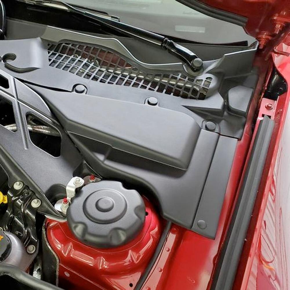 S&B JLT Master Cylinder Cover Textured Black 2020-2021 Mustang GT500 - JLTMC-GT500-20