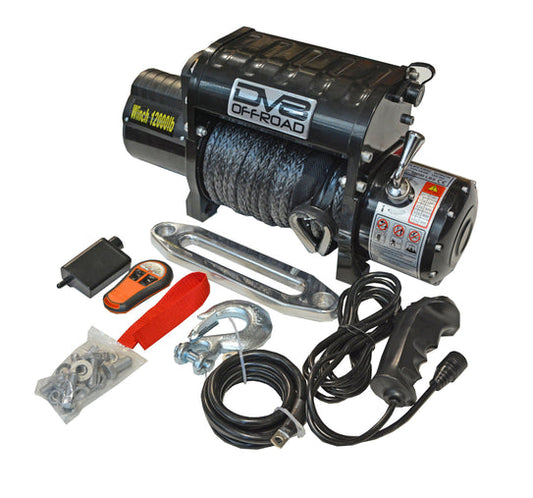 12,000 lbs. Winch | Synthetic Rope