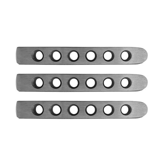 2007-2018 Jeep JK 2 Door Handle Inserts | 3 pcs | Silver