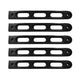 2007-2018 Jeep JK 4 Door Handle Inserts | 5 pcs | Black