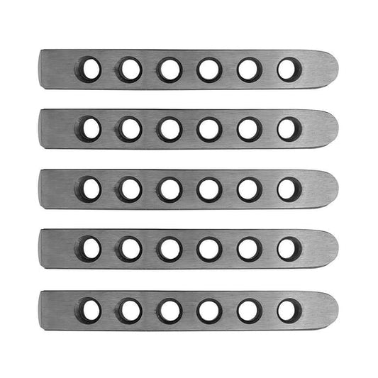 2007-2018 Jeep JK 4 Door Handle Inserts | 5 pcs | Silver