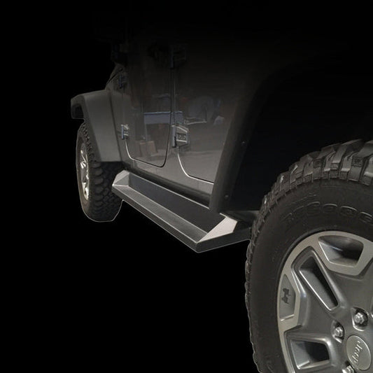2007-2018 Jeep JK 4-Door Plated Sliders
