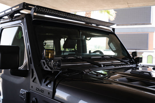 2018-2025 Jeep Wrangler JL & Gladiator JT | A-Pillar Dual Light Pod Mounts