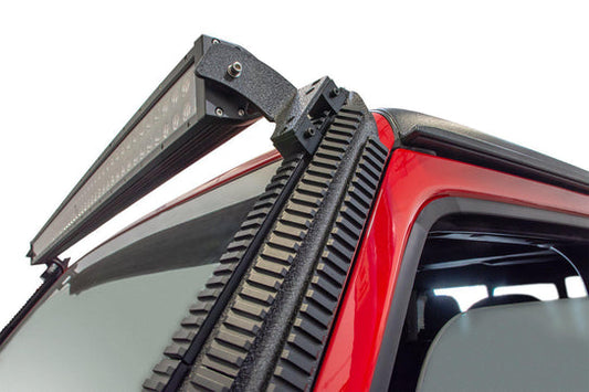 2018-2025 Jeep JL & 2020-2025 JT A-Pillar Mounted Rail System