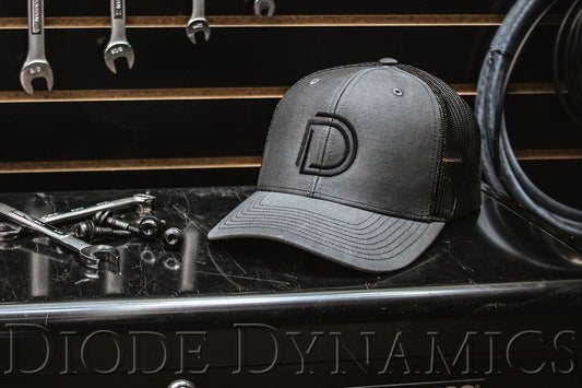 Diode Dynamics Grey Snapback Trucker Cap