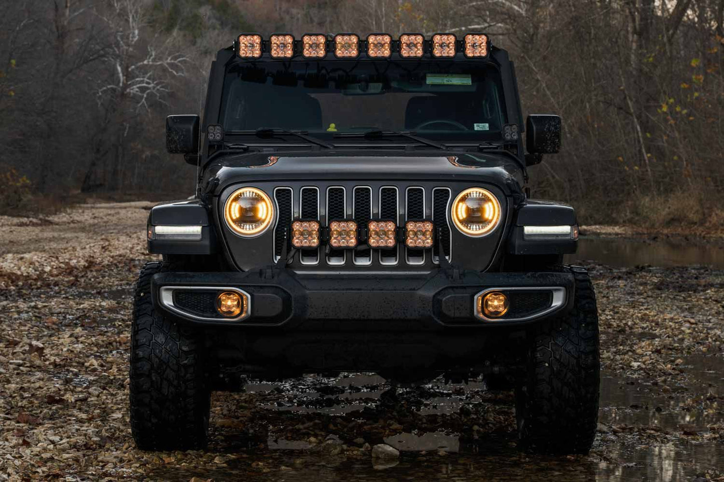 Elite LED Headlamps for 2018-Present Jeep JL Wrangler and 2020-Present Jeep Gladiator