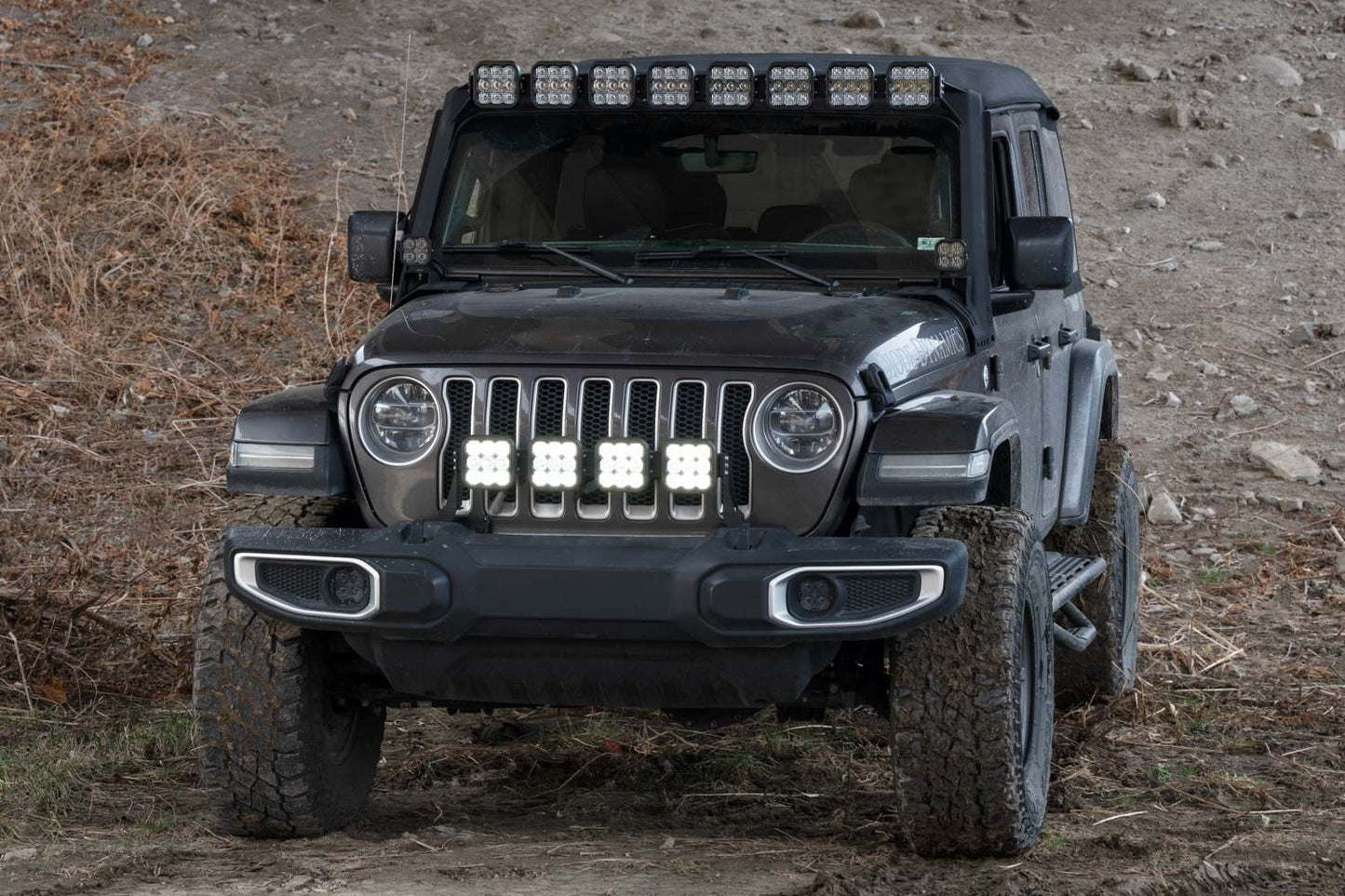 SS5 Grille CrossLink Lightbar Kit for 2018-2025 Jeep JL Wrangler/Gladiator