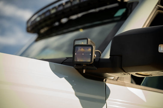 2021-2025 Ford Bronco | A-Pillar Dual Light Pod Drop Mounts