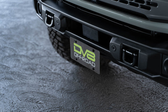 2021-2025 Ford Bronco | Capable Bumper Front License Plate Mount