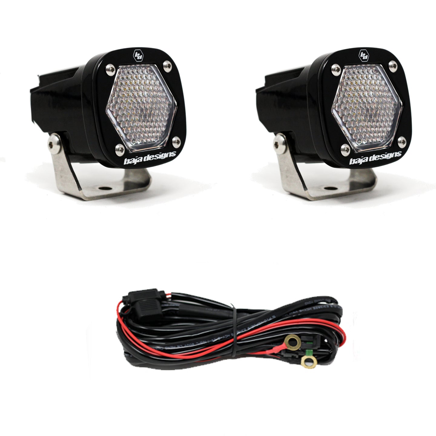 S1 Spot LED Light with Mounting Bracket Pair