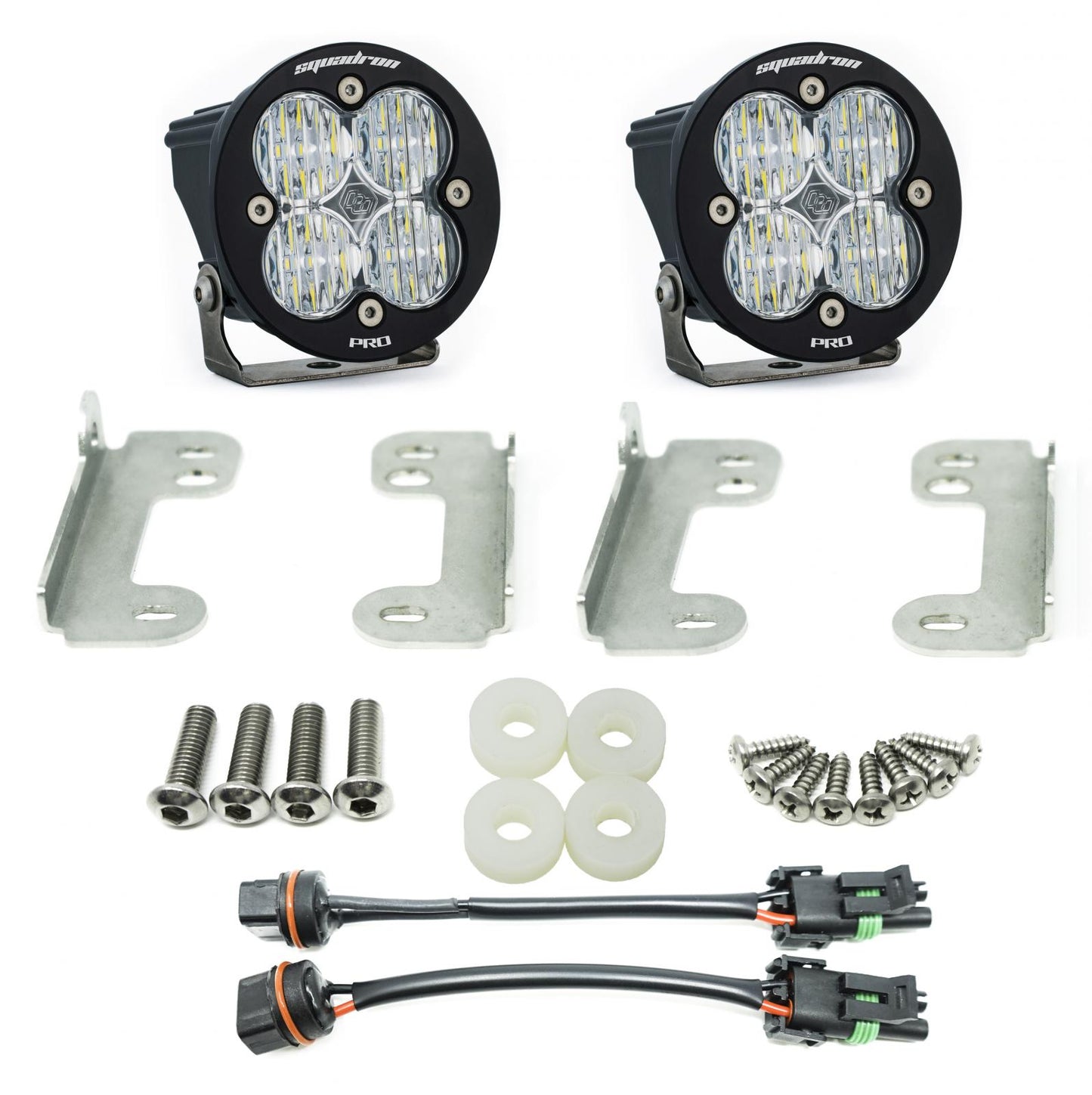 Jeep Wrangler Gladiator JL/JT Squadron-R Pro Fog Pocket Light Kit