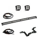 Jeep JL/JT Squadron Sport/S8 40 Inch A-Pillar/Cowl Mount Light Kit