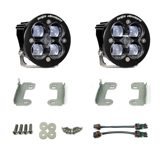 Jeep JK Squadron-R SAE Fog Pocket Light Kit w/ Standard OE Bumper