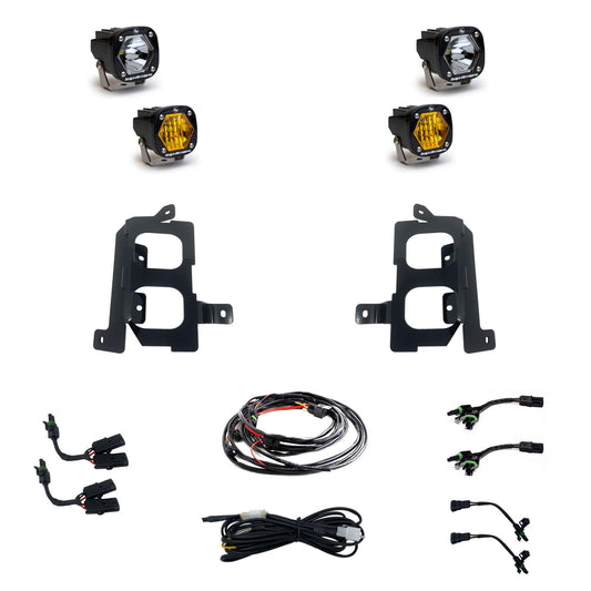 GMC Sierra 2500HD/3500HD S1 Dual Fog Pocket Light Kit