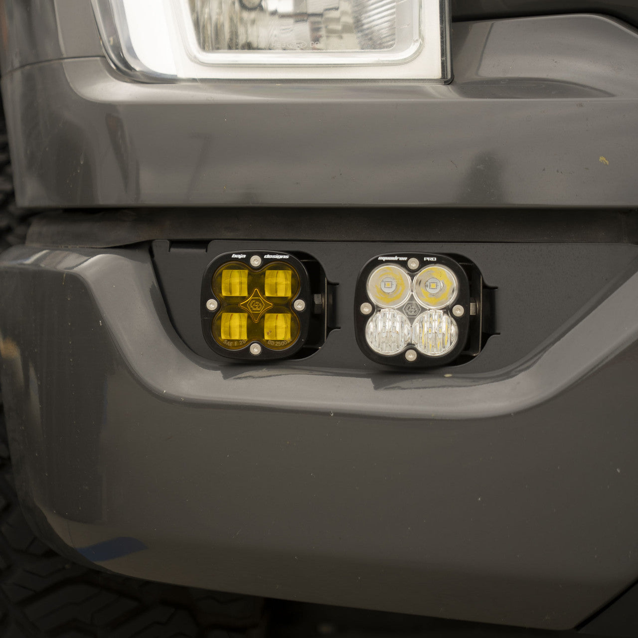 Ford Squadron SAE/Pro Fog Pocket Light Kit w/ DRL