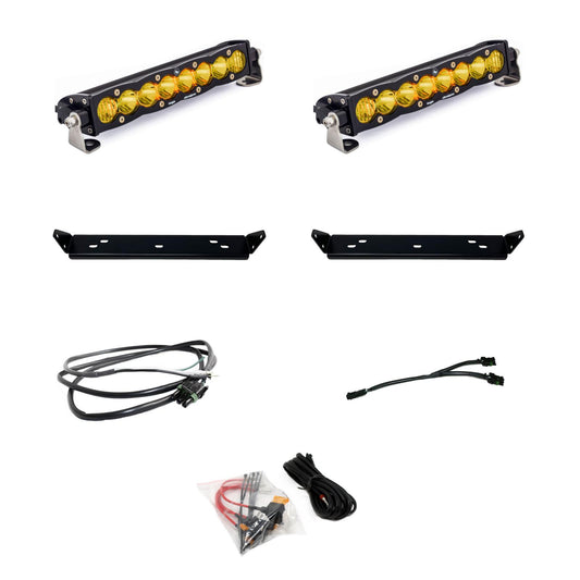 Ford S8 10 Inch Dual Behind Grille Light Bar Kit