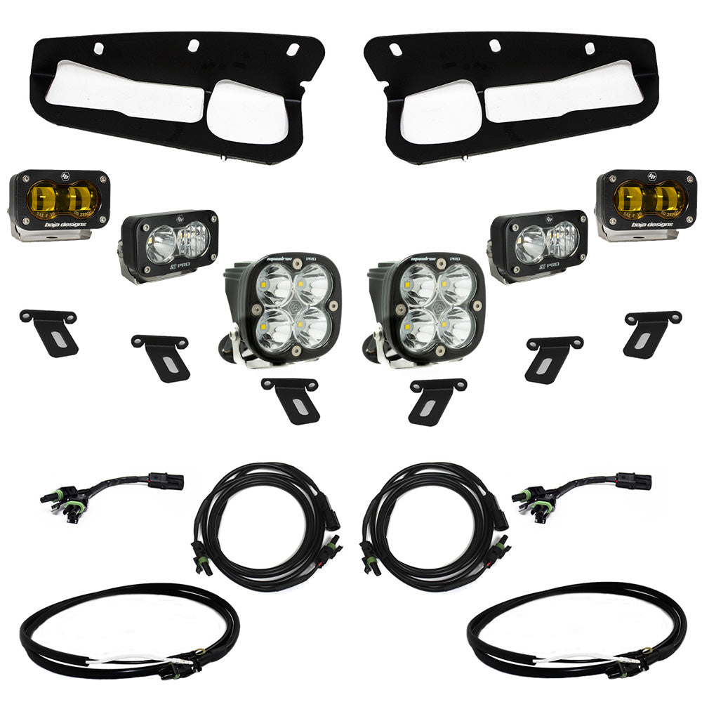 Ford Bronco S2 SAE “Pro” Fog Pocket Light Kit - Ford 2021-On Bronco; Steel Bumper