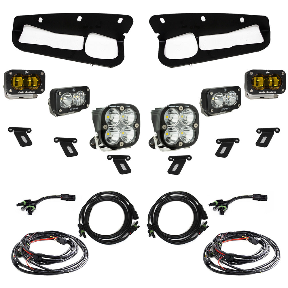 Ford Bronco S2 SAE “Pro” Fog Pocket Light Kit - Ford 2021-On Bronco; Steel Bumper