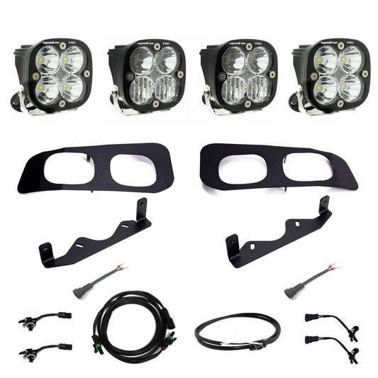 Ford Super Duty 2023-On  Dual Pro Fog Pocket Upfitter Kit