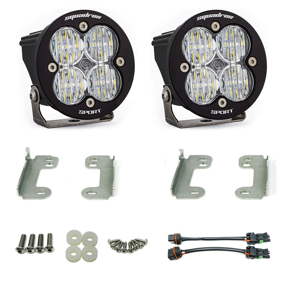 Jeep JK Squadron-R Sport Fog Pocket Light Kit for Standard OE Bumper