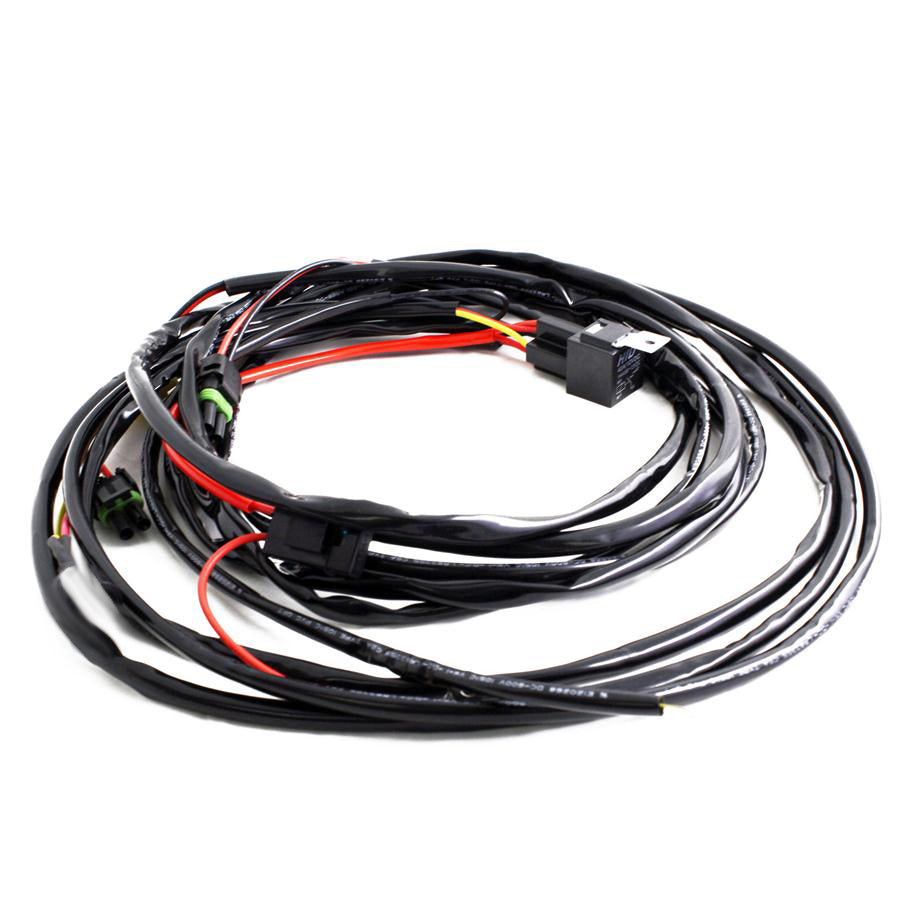 Squadron/S2/S1 2-Pin Hi-Beam 2-Light Max (150 Watts) Wiring Harness - Universal