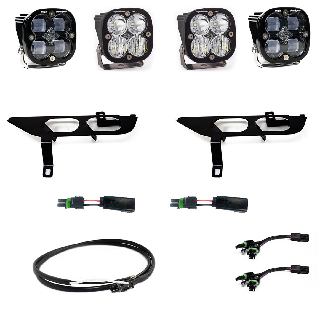 Ford Squadron SAE/Pro Fog Pocket Light Kit w/ DRL