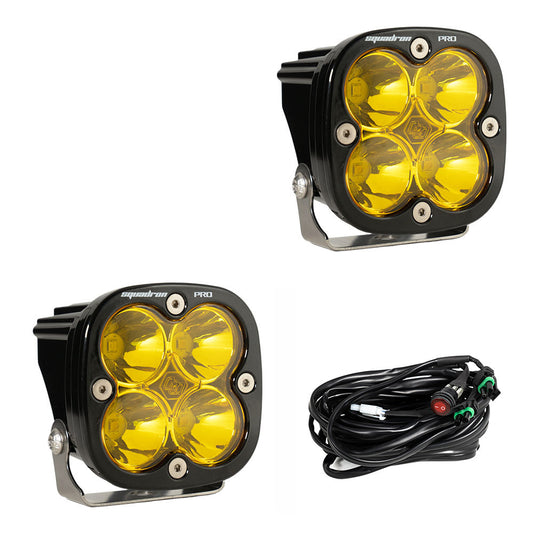 Squadron Pro Black LED Auxiliary Light Pod Pair - Universal