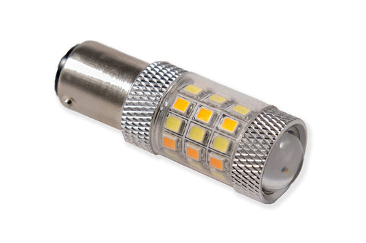 1157 HP24 Switchback Dual-Color Turn Signal LED Bulbs - Cool White/Amber