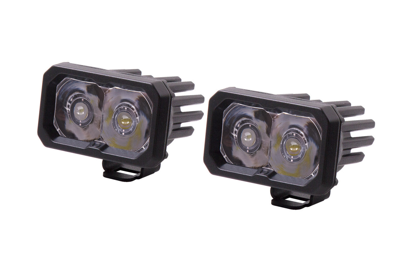 SSC2 SAE/DOT White Sport Standard LED 2" Pod