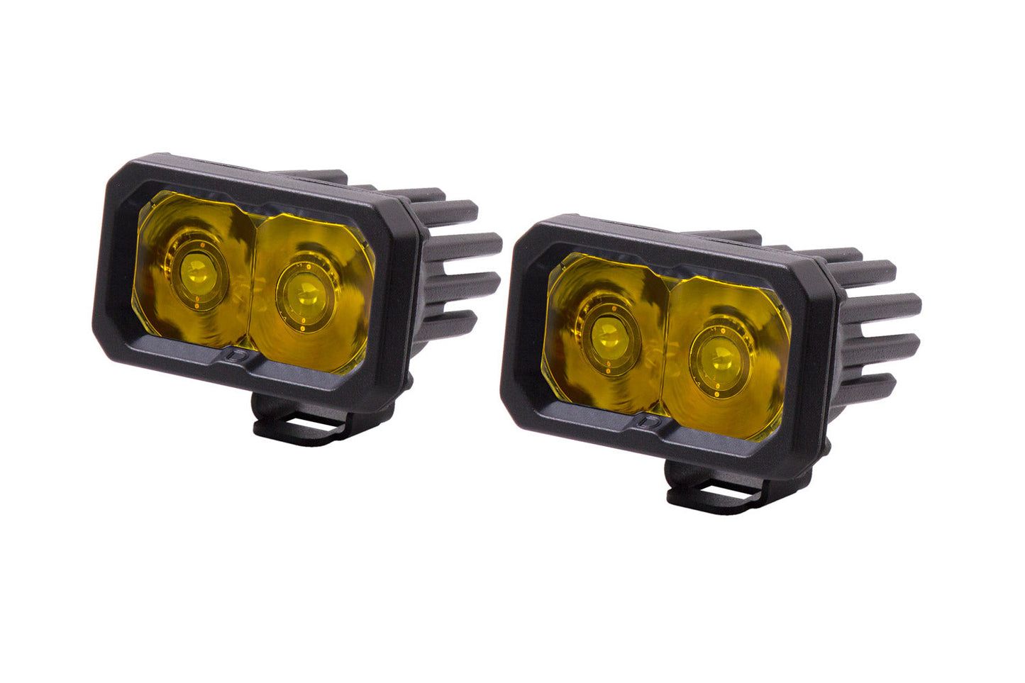 SSC2 SAE Yellow Sport Standard LED 2" Pod