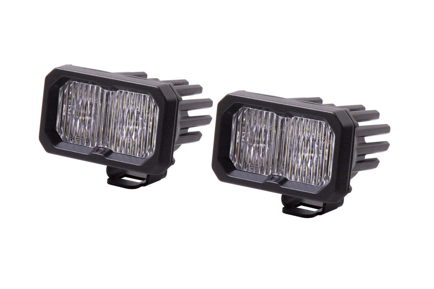 SSC2 SAE/DOT White Pro Standard LED Pod (Pair)