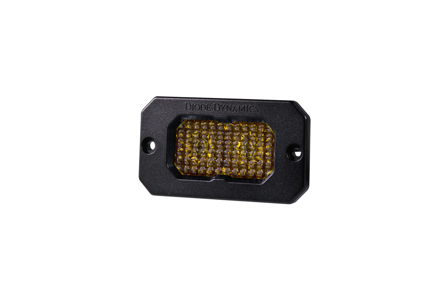 SSC2 SAE Yellow Pro Flush Mount LED Pod (Pair)