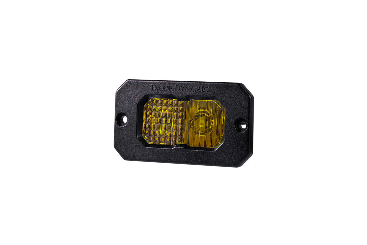 SSC2 SAE Yellow Pro Flush Mount LED Pod (Pair)