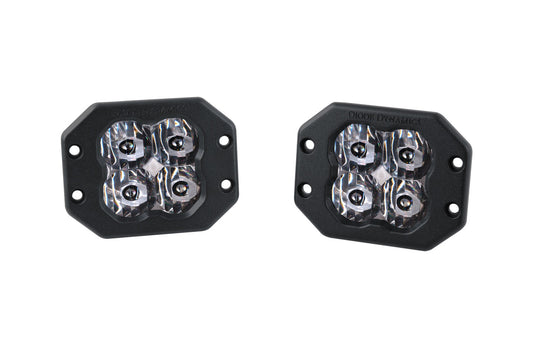 SS3 SAE/DOT White Sport Flush Mount LED Pod