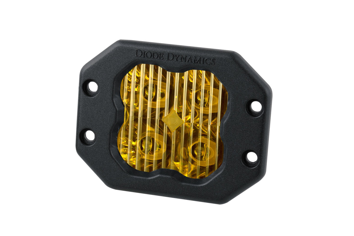 SS3 SAE Yellow Sport Flush Mount LED Pod (Pair)