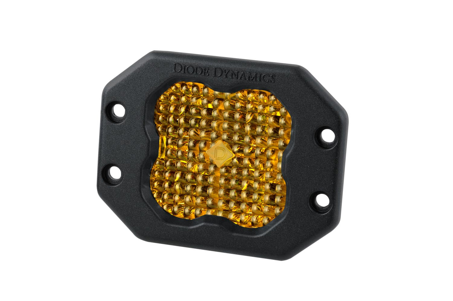 SS3 SAE Yellow Sport Flush Mount LED Pod (Pair)