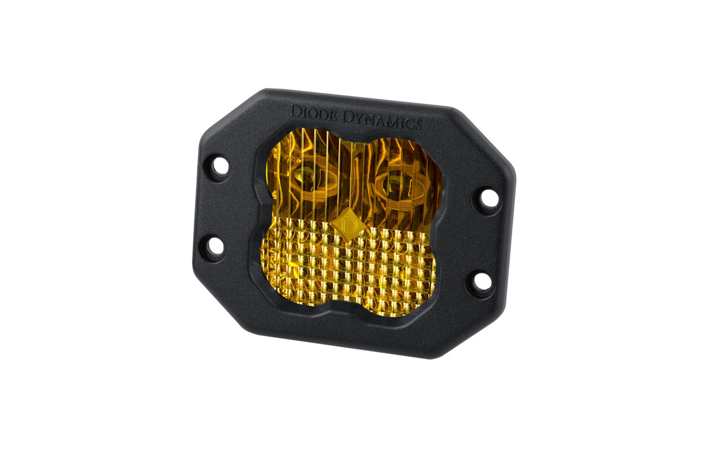 SS3 SAE Yellow Sport Flush Mount LED Pod (Pair)