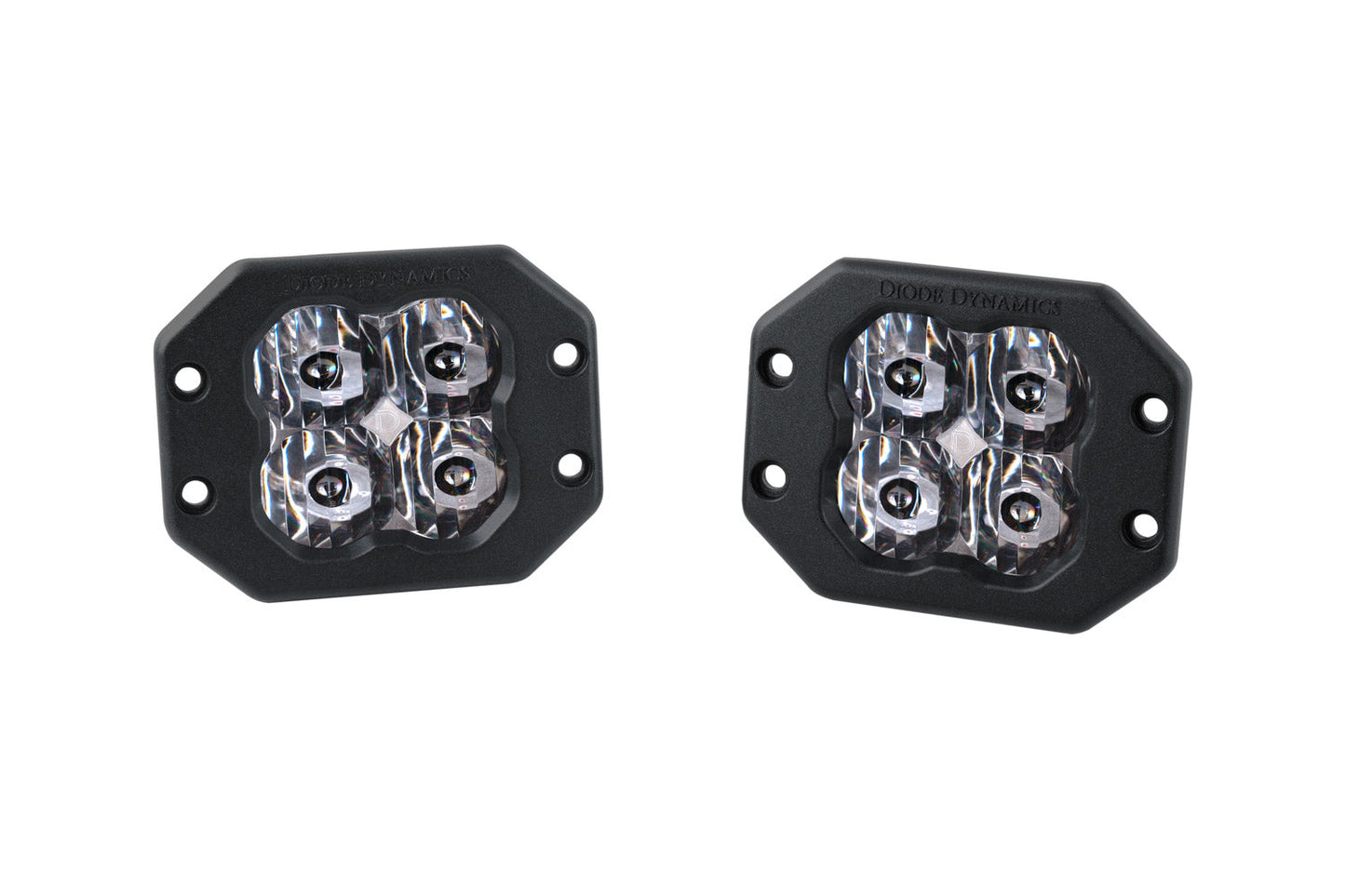 SS3 SAE/DOT White Pro Flush Mount LED Pod