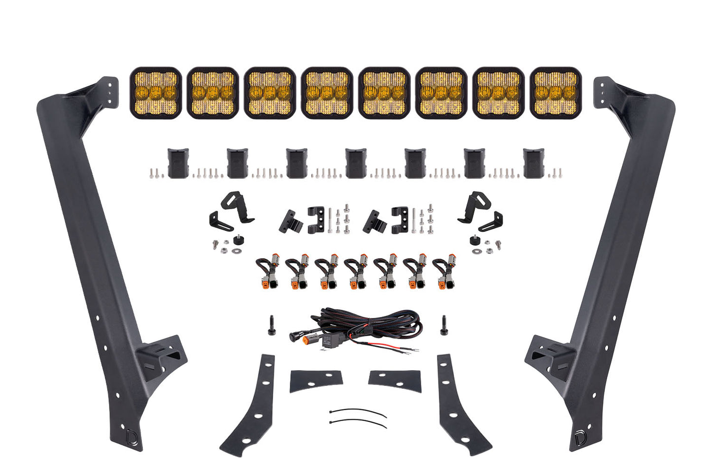 SS5 Windshield CrossLink Lightbar Kit for 2007-2018 Jeep JK Wrangler