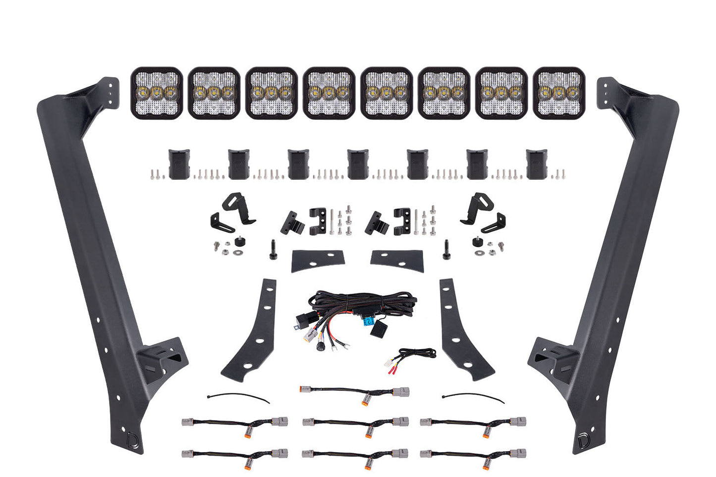 SS5 Windshield CrossLink Lightbar Kit for 2007-2018 Jeep JK Wrangler