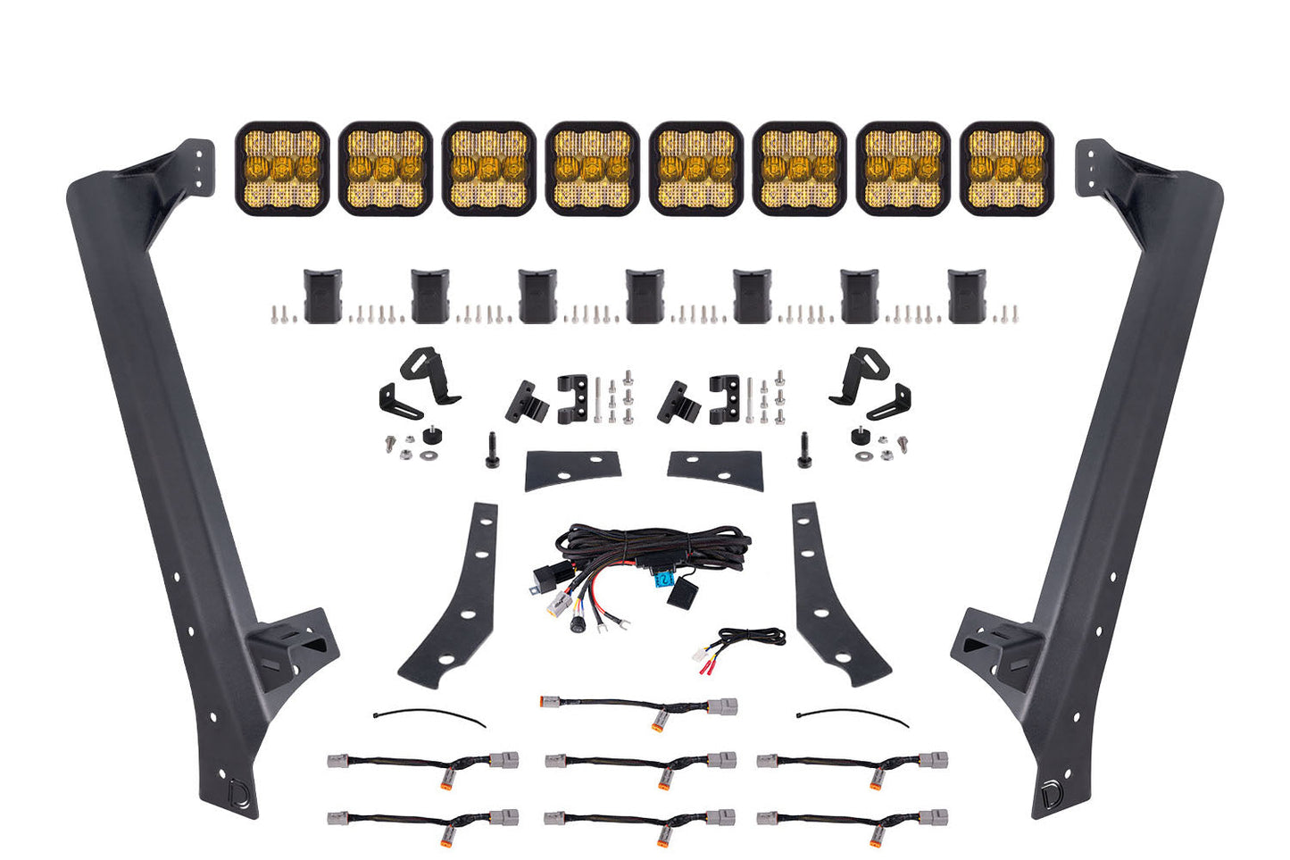 SS5 Windshield CrossLink Lightbar Kit for 2007-2018 Jeep JK Wrangler